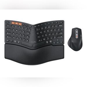 ProtoArc Bluetooth Ergonomic Keyboard Mouse, EKM04